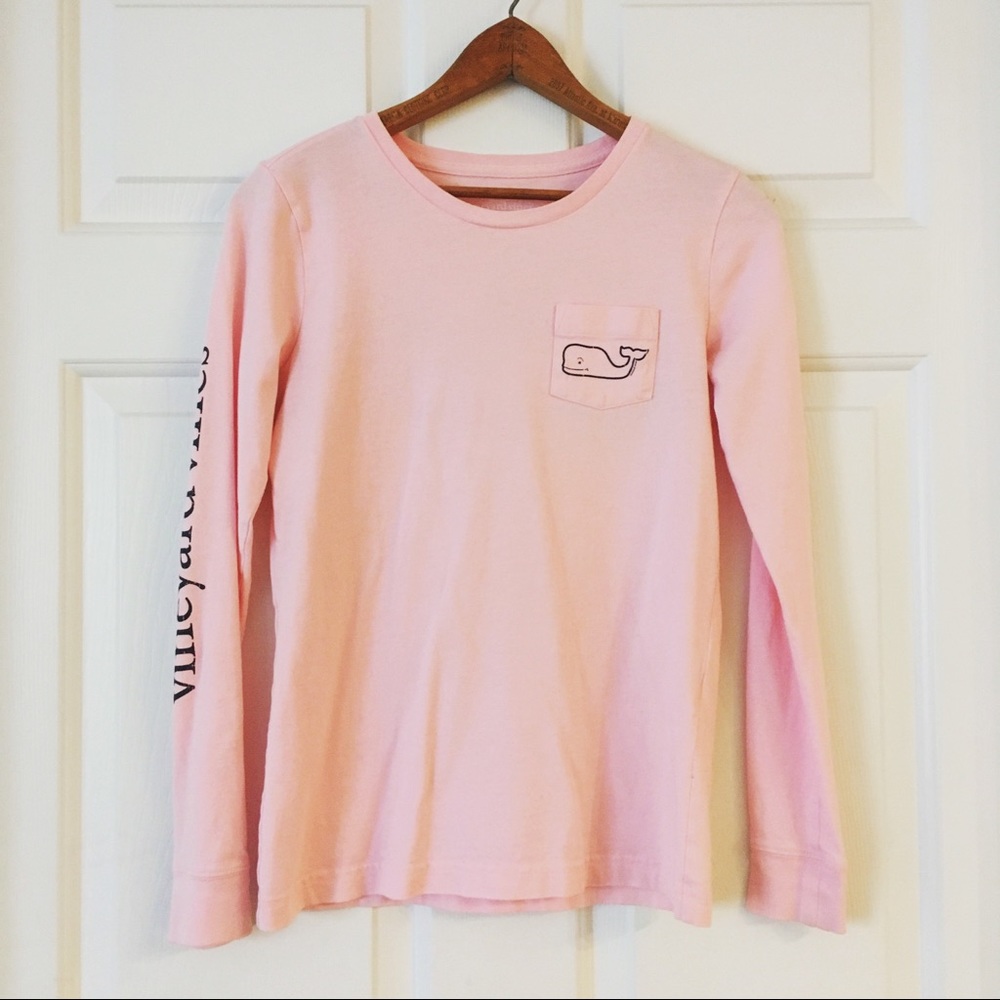 Vineyard Vines Long-Sleeve Whale Pocket Tee Xxs